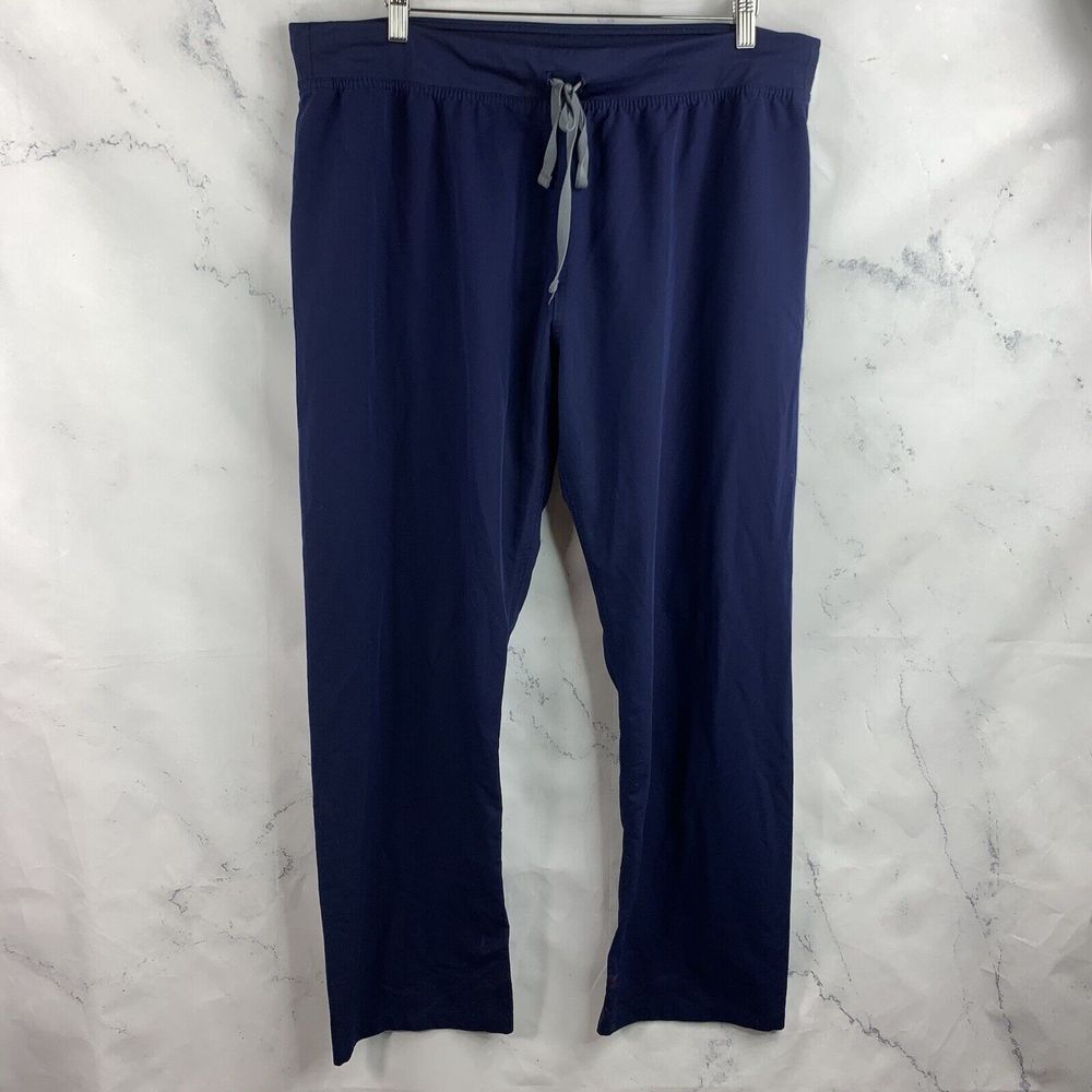 Figs Technical Pants Womens Sz XL Blue Collection Scrubs Medical Relaxed
